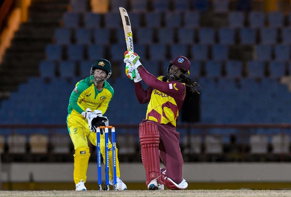 Chris Gayle becomes first batsman to score 14,000 T20 runs. © Getty Images